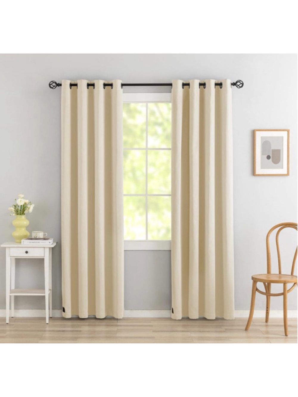 Flame Retardant Curtains for Hotels Auditoriums NFPA701 Test - shade 2 Panels